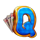 joker aces hold and win q symbol icon
