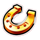 joker bling horseshoe symbol icon