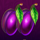 joker coins plum symbol icon
