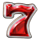 joker fright 7s red symbol icon