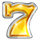 joker fright 7s yellow symbol icon