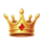 joker royal coins hold and win crown symbol icon