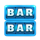 joker spark 7s deluxe blue bar symbol icon