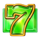 joker spark 7s deluxe green 7 symbol icon