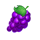 joker spin and roll grapes symbol icon