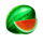 joker spin and roll watermelon symbol icon