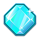 jokers jewels hold and spin blue gem symbol icon