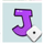 jokers vault dice j symbol icon
