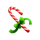 jolly cash candy cane symbol icon