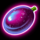 jolly fruits plum symbol icon
