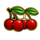 jolly santa cherry symbol icon