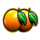 jolly santa oranges symbol icon