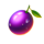 juicy claw plum symbol icon