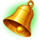 juicy crowns bell symbol icon