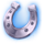 juicy crowns horseshoe symbol icon