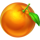 juicy crowns orange symbol icon