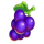juicy fever grapes symbol icon