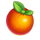 juicy fever orange symbol icon