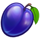 juicy fruit coins hold and win plum symbol icon