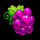 juicy fruits 27 ways grape symbol icon