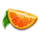 juicy fruits multihold orange symbol icon