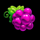 juicy fruits sunshine rich grape symbol icon