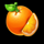 juicy fruits sunshine rich orange symbol icon