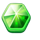 juicy jewels green symbol icon