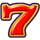 jumping bells lucky seven symbol icon
