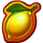 jumping bells yellow lemon symbol icon