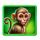 jungle legend monkey symbol icon