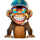 jungle rave monkey symbol icon