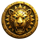 jungle temple lion symbol icon