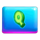 k pup stars daebak reels letter q symbol icon