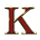 khrysos gold k symbol icon
