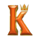 kickin kash k symbol icon