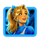 killer night girl symbol icon