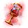 king and flame chalice symbol icon