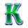 king and flame k symbol icon
