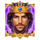 king and flame king symbol icon