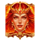 king and flame queen symbol icon