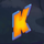 king dinosaur k symbol icon