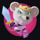 king of cheese queen mouse symbol icon