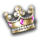 king of slots powerpoints crown symbol icon