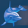 king of the trident dolphin symbol icon