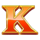 king richwin letter k symbol icon