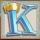 kingdom of wealth k symbol icon