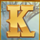klondike gold k symbol icon