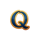 koi falls flowing fortune q symbol icon