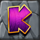 kong 3 even bigger bonus k symbol icon